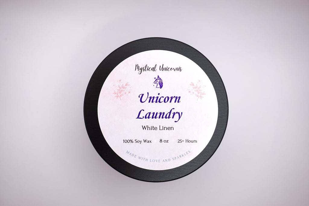 White Linen 8 oz. Candle image 1