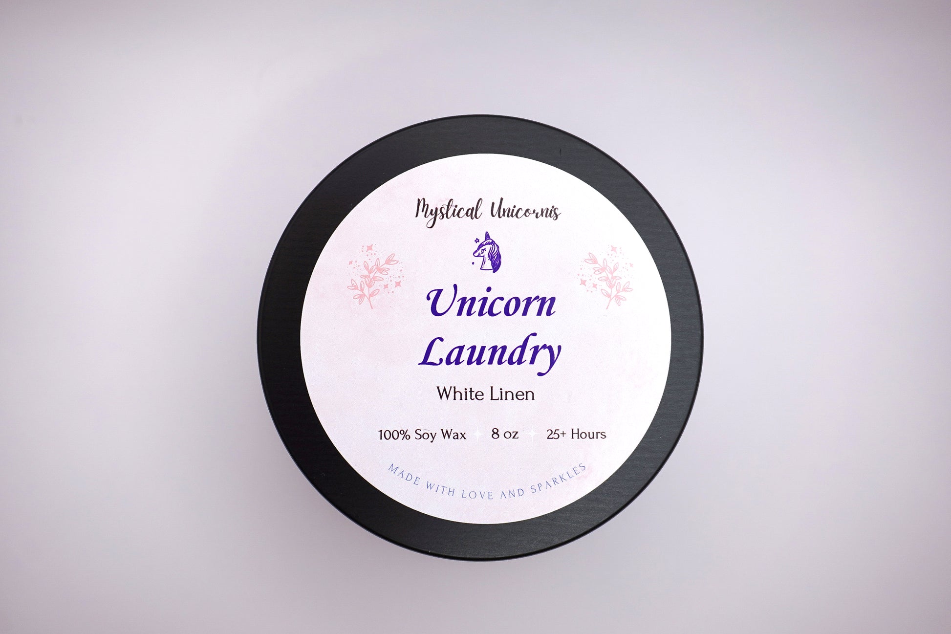 White Linen 8 oz. Candle image 1
