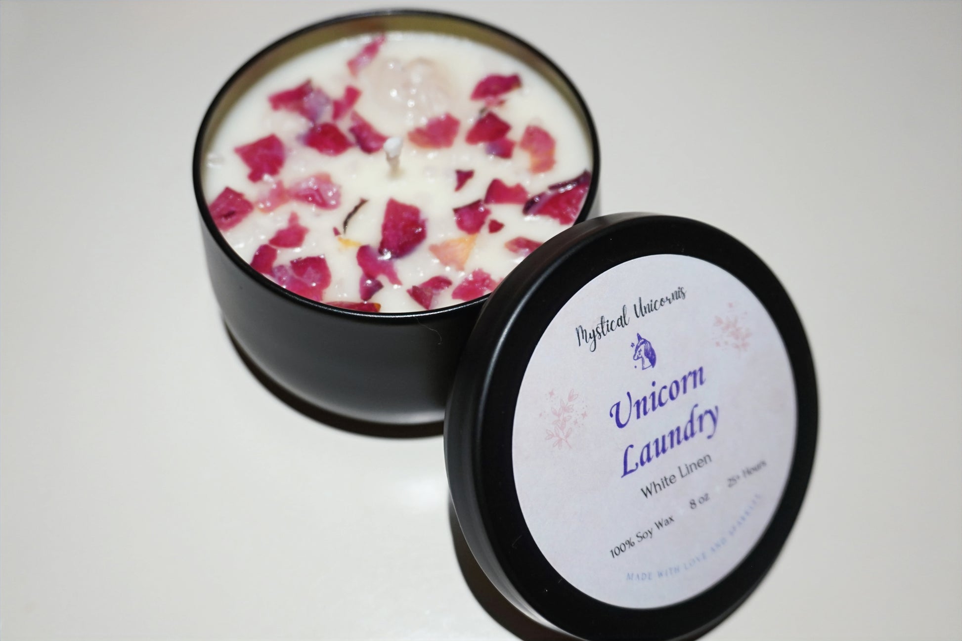 White Linen 8 oz. Candle image 2